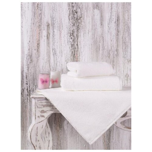 фото Полотенца карна полотенце микрокотон "karna" mora цветной 90x150 1/1 600gr m2; кремовый размер 90 х 150