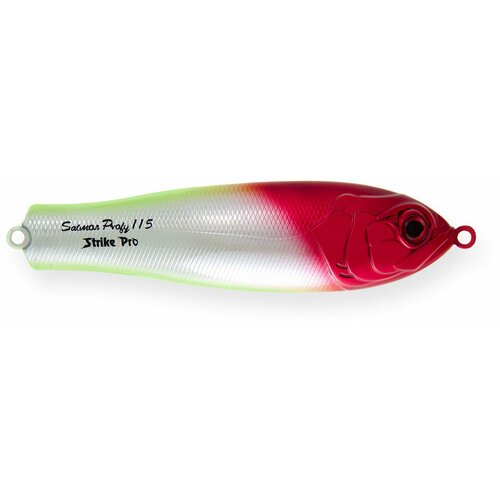 Блесна колеблющаяся Strike Pro Salmon Profy 115, цвет: X10E Clown Silver, (PST-03A#X10E)
