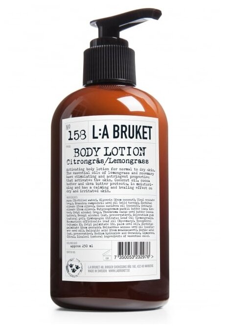 Лосьон для тела L:A BRUKET 158 Lemongrass