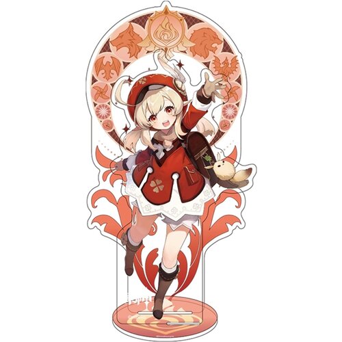 Фигурка miHoYo Monstadt Characters Standee Klee, 15.5 см 10 см genshin impact klee bomb плюшевая подвеска мягкая кукла игрушка сумка брелок держатель косплей реквизит аксессуары подарок