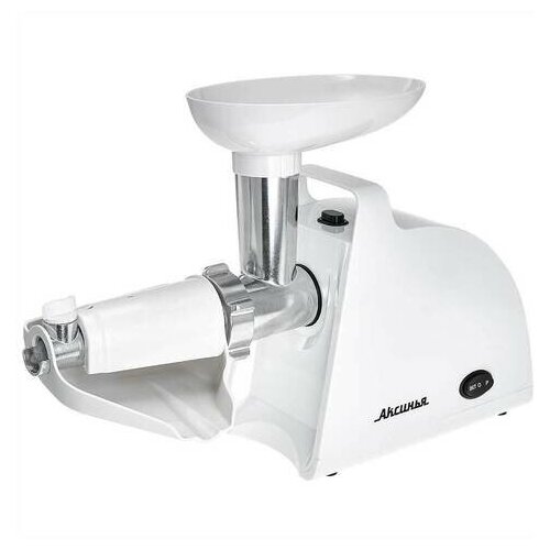 Электромясорубка аксинья КС-2003С белый 2000 Вт насадка для томатов 6 617700₽