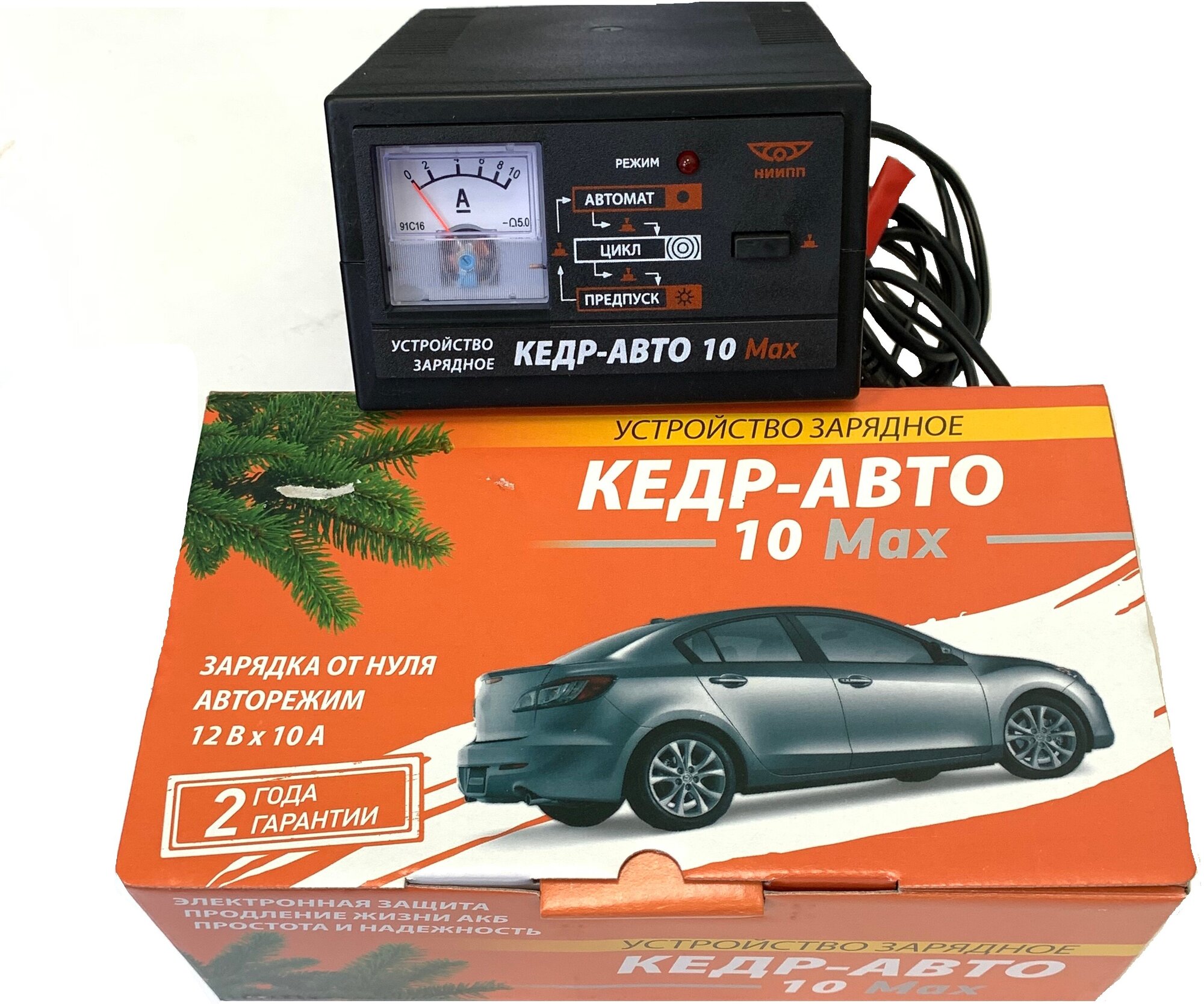 Зарядное устройство АКБ автомобильное Кедр-Авто 10 Max