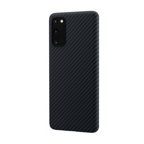 фото Чехол-накладка pitaka magez case (арамид) для samsung galaxy s20 black/grey twill