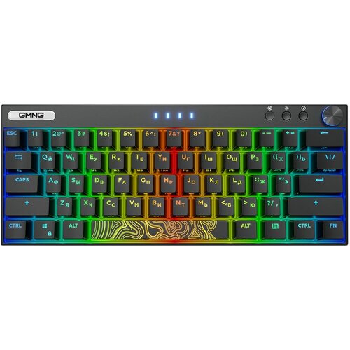 Клавиатура GMNG XK1 USB BluetoothРадиоканал черный 1680669 668000₽