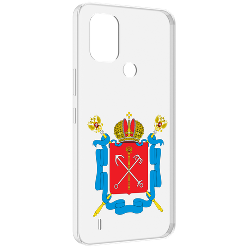 Чехол MyPads герб-санкт-петербург для Nokia C31 задняя-панель-накладка-бампер