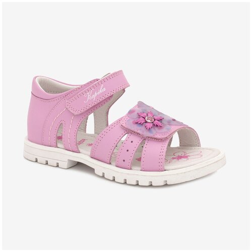 фото Сандалии для девочек kapika 32760-2 белый, размер 27
