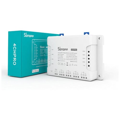 WiFi-Реле Sonoff 4CH PRO R3 wifi реле sonoff re5v1c 5v