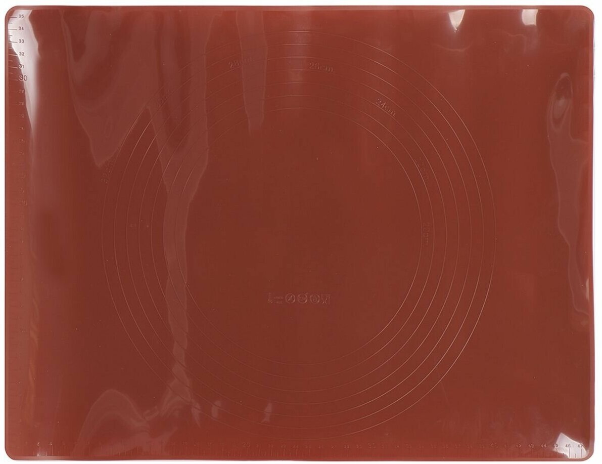 Коврик кулинарный силиконовый со шкалой 48*36 см, цвет в ассортименте MARMITON - фотография № 9