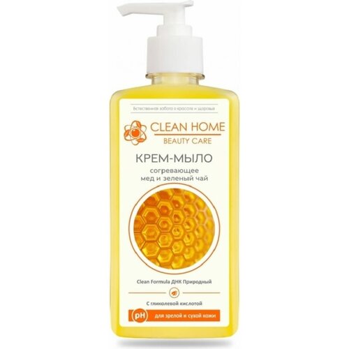 Крем-мыло CLEAN HOME BEAUTY CARE с дозатором согревающее 350 мл 544 755₽
