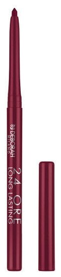 Карандаш для губ автоматический Deborah Milano 24 Ore Long Lasting Lip Pencil, тон 03 Фиолетовый изюм, 0,4 г