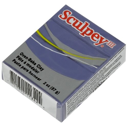 Полимерная глина Sculpey 57 г, сливовый (S302) sculpey iii полимерная глина s302 57 г 1628 темно зеленый