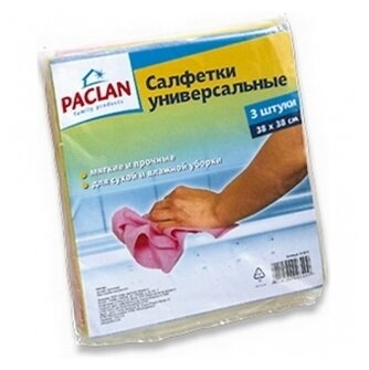 Салфетка для уборки Paclan Practi Universal 3 шт