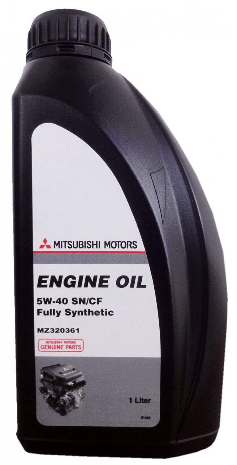 Моторное масло MITSUBISHI Engine Oil Fully Synthetic SN/CF SAE 5W-40 (1л)