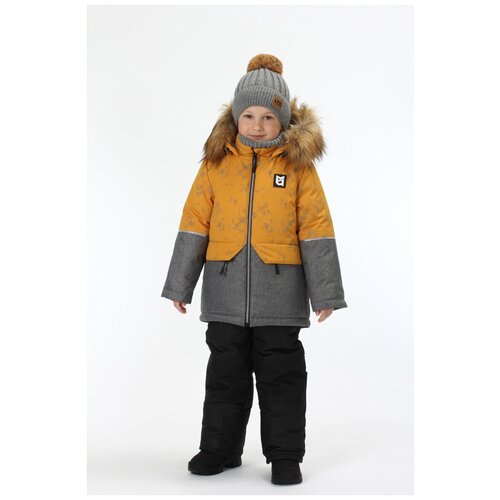 Комплект с брюками Sova, размер 116, горчичный