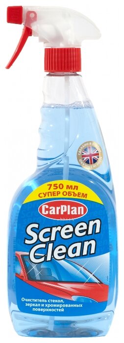 Очиститель для автостёкол CarPlan SSC750, 0.75 л