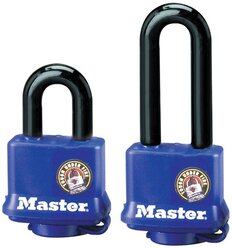 Замок навесной MasterLock "Термопласт" (модель 312EURD), синий