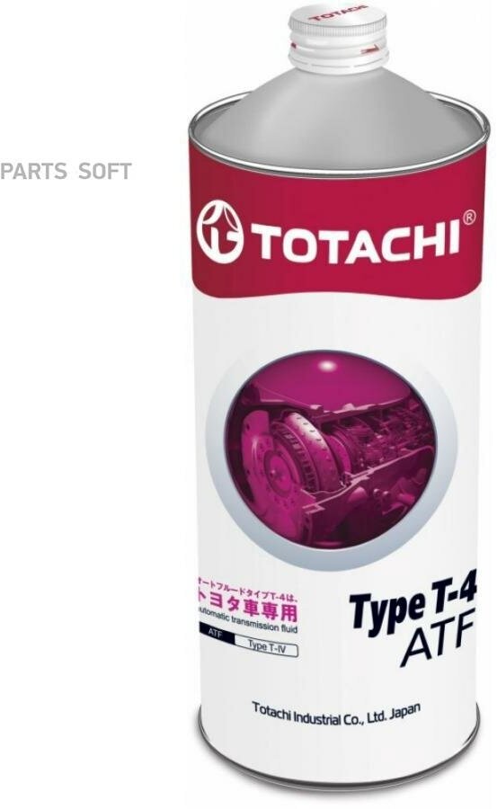 Жидкость для акпп totachi atf type t-iv синт. 1л