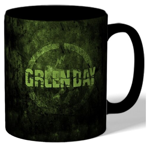 фото Кружка цветная с рисунком green day drabs