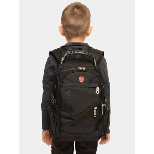 Рюкзак школьный, ранец детский, для мальчика, c USB и ортопедической спинкой