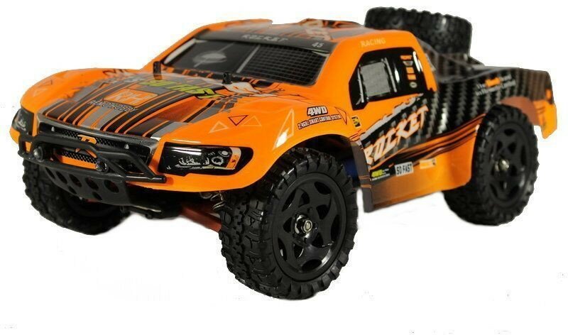 Радиоуправляемый шорт-корс Remo Hobby Rocket UPGRADE V2.0 (оранжевый) 4WD 2.4G 1/16 RTR