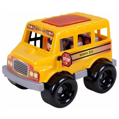 Автобус Zarrin Toys школьный, пластик, желтый (D1) машины zarrin toys автобус школьный