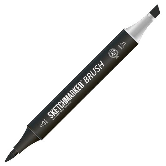 Маркер Sketchmarker Brush двухсторонний на спирт.основе цв.TG1 Тонированный серый 1