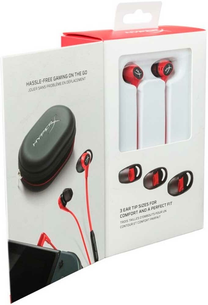 Компьютерная гарнитура HyperX Cloud Earbuds, красный