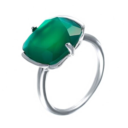 фото Element47 кольцо из серебра 925 пробы с агатом gre2970_ko_zag_wg, размер 16.75