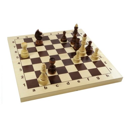 Настольная игра Шахматы Гроссмейстерские деревянные 43х43см шахматы гроссмейстерские деревянные классической формы цвет серебро