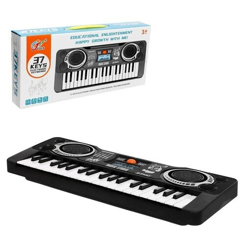 Игрушка музыкальная «Пианино: Пианист», 37 клавиш, звуковые эффекты, работает от батареек музыкальная игрушка суперруль звуковые эффекты работает от батареек цвет синий