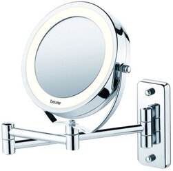 Beurer зеркало косметическое универсальное BS59 зеркало косметическое универсальное BS59 с подсветкой, серебристый