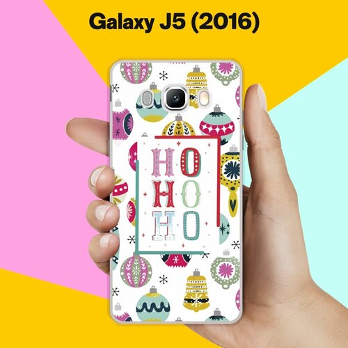 Силиконовый чехол на Samsung Galaxy J5 (2016) Ho-Ho / для Самсунг Галакси Джи 5 2016 силиконовый чехол на samsung galaxy j7 2016 ho ho ho для самсунг галакси джей 7 2016