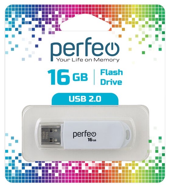 USB флешка Perfeo 16GB C03 White