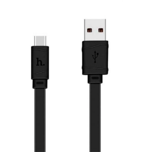 Кабель HOCO X5 Bamboo USB - USB Type-C 1 м, черный кабель hoco x5 bamboo usb usb type c 1 м черный