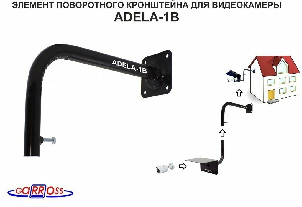 Кронштейн антенный "ADELA-1B" чёрный