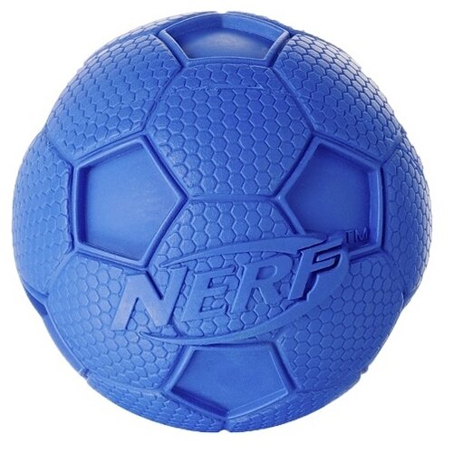 Игрушка для собак Nerf Мяч футбольный пищащий 6см игрушка для собак nerf мяч для регби пищащий 17 5см