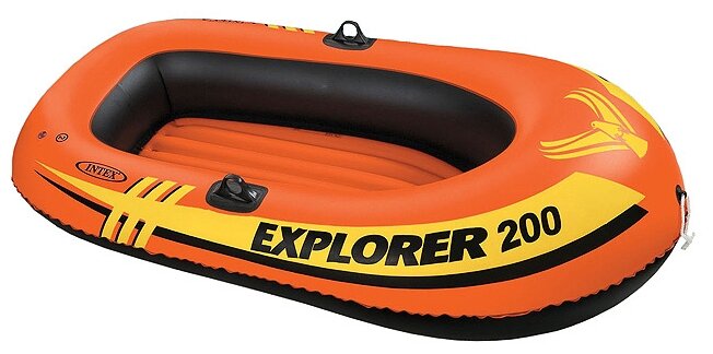 Надувная лодка Intex Explorer-200 (58330) оранжевая