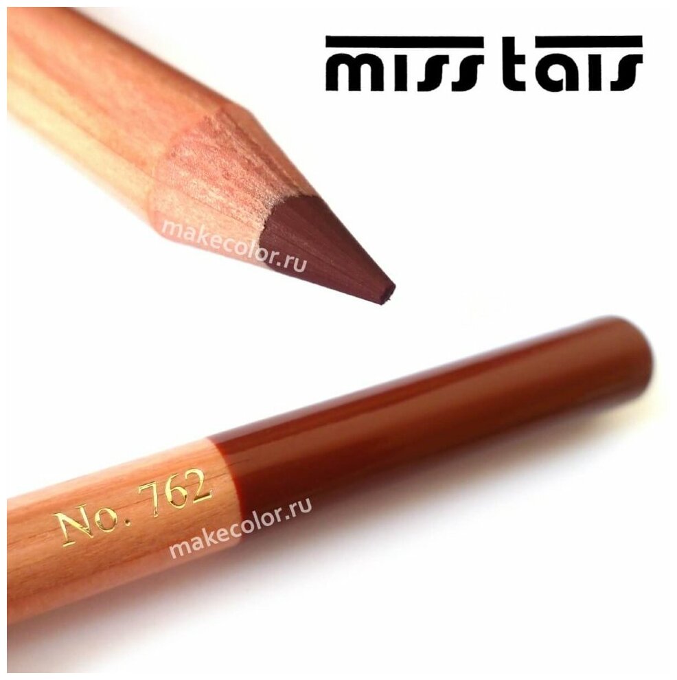 Карандаш для губ Miss Tais (Чехия) №762 коричневый