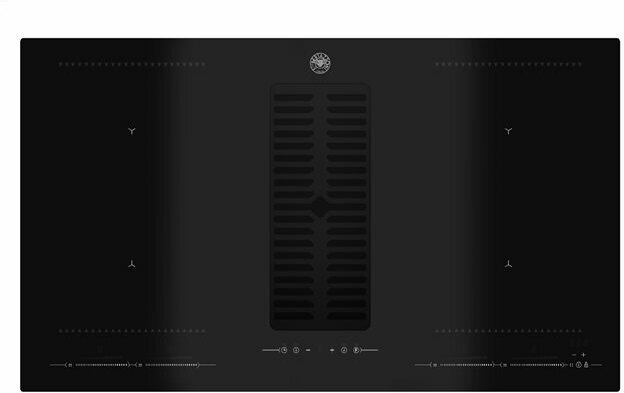 Индукционная варочная панель со встроенной вытяжкой Bertazzoni P904ICHNE