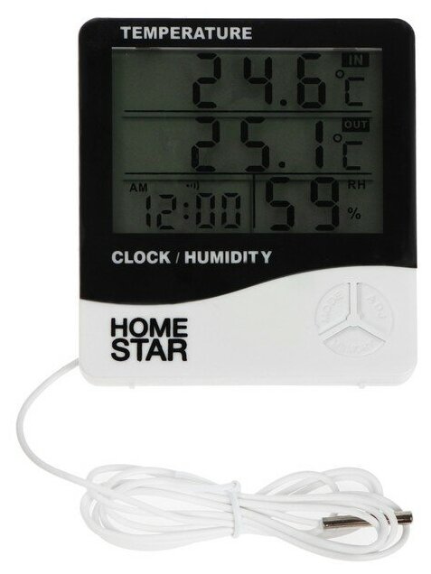 Термометр-гигрометр HS-0109, комнатный, измерение влажности - фотография № 2