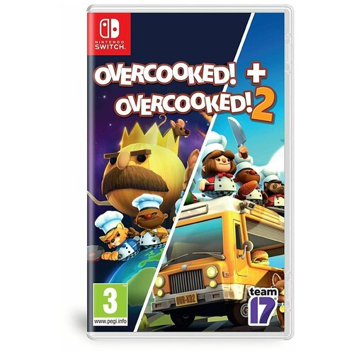 Overcooked! + Overcooked! 2 [Адская кухня][Nintendo Switch, английская версия] overcooked 2 campfire cook off