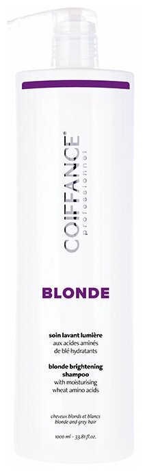 COIFFANCE PROFESSIONEL Blonde Шампунь для светлых, обесцвеченных и седых волос 1000 мл