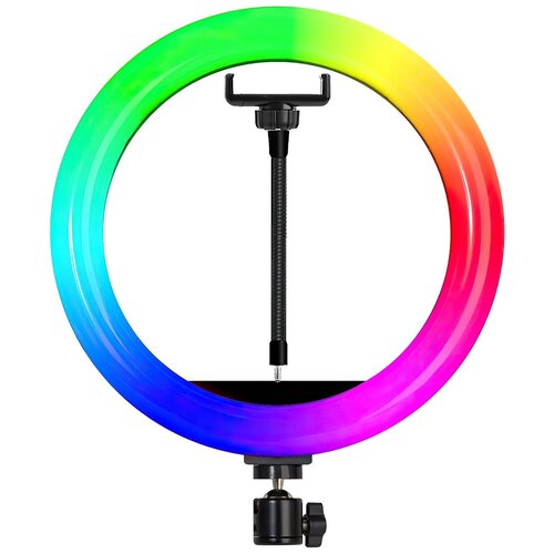 Светодиодная кольцевая лампа цветная 33см Без штатива MJ-33 Soft Ring Light 74900₽