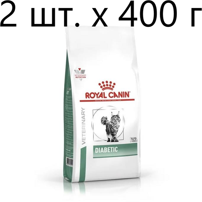 Корм для кошек ROYAL CANIN Diabetic при сахарном диабете 400г, 2 шт - фотография № 3