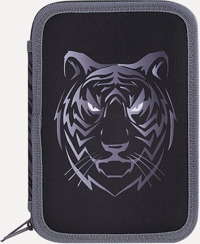 Изображение товара Пенал BRAUBERG, 3 отделения, полиэстер, 21х14 см, "Tiger", 271551