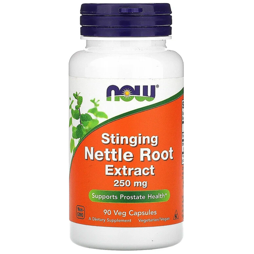 Капсулы NOW Stinging Nettle Root Extract, 100 г, 250 мг, 90 шт.