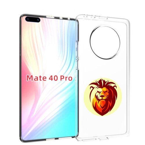 Чехол MyPads Картинка-Лев для Huawei Mate 40 Pro (NOH-NX9) задняя-панель-накладка-бампер