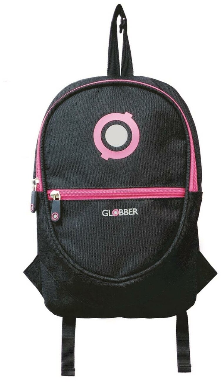 524-132 Рюкзак Globber для самокатов Junior Black Neon Pink