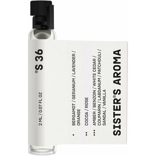 Нишевый парфюм aroma 36 2 мл Sisters Aroma/ЭКО состав/аромат для женщин и мужчин