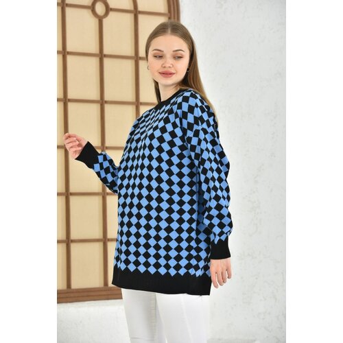 Джемпер, размер стандарт, синий